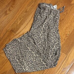 Cheetah Wide Leg Pants